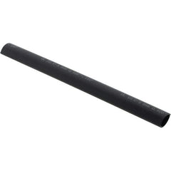 Value Collection - 6" Long Heat Shrink Electrical Tubing - Black - Eagle Tool & Supply