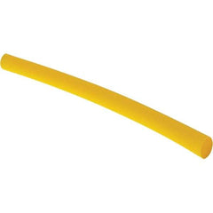 Value Collection - 4" Long Heat Shrink Electrical Tubing - Yellow - Eagle Tool & Supply