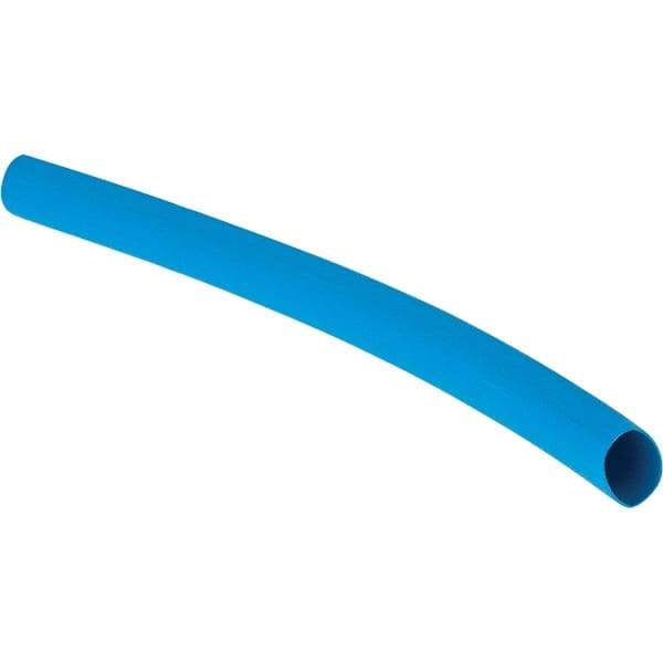 Value Collection - 4" Long Heat Shrink Electrical Tubing - Blue - Eagle Tool & Supply