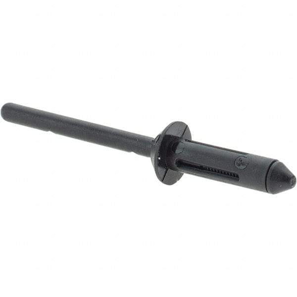 Value Collection - Nylon Multi Grip Blind Rivet - 1/16" to 9/64" Grip, 9.5mm Head Diam, 1-7/8" Length Under Head, - Eagle Tool & Supply