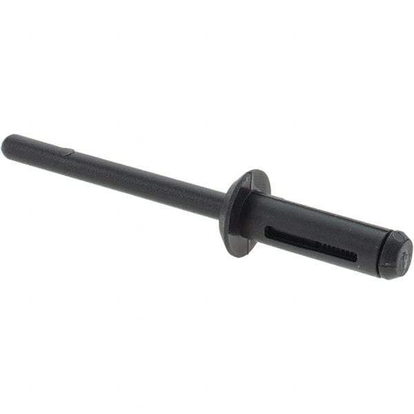 Value Collection - Nylon Multi Grip Blind Rivet - 1/8" to 5/32" Grip, 9mm Head Diam, - Eagle Tool & Supply