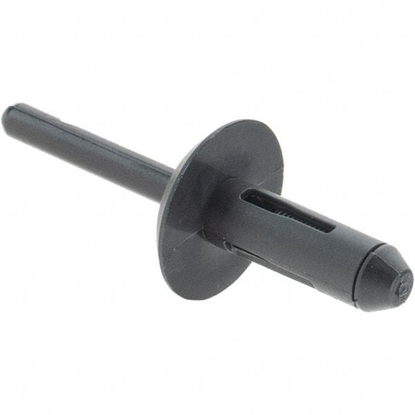 Value Collection - Nylon Multi Grip Blind Rivet - 3/32" to 3/16" Grip, 11/16" Head Diam, 1-7/8" Length Under Head, - Eagle Tool & Supply