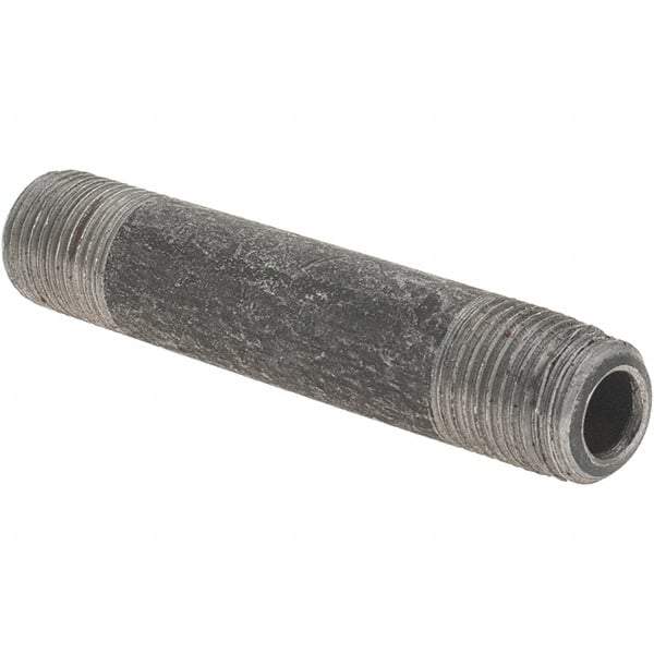 Value Collection - Schedule 80, 1/8" Diam x 2" Long Pipe Nipple - Seamless - Eagle Tool & Supply