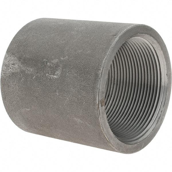 Value Collection - Size 2", Steel Pipe Female Coupling - Threaded (NPT) End Connection - Eagle Tool & Supply