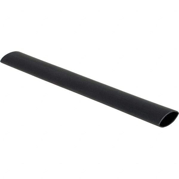 Value Collection - 6" Long Heat Shrink Electrical Tubing - Black - Eagle Tool & Supply