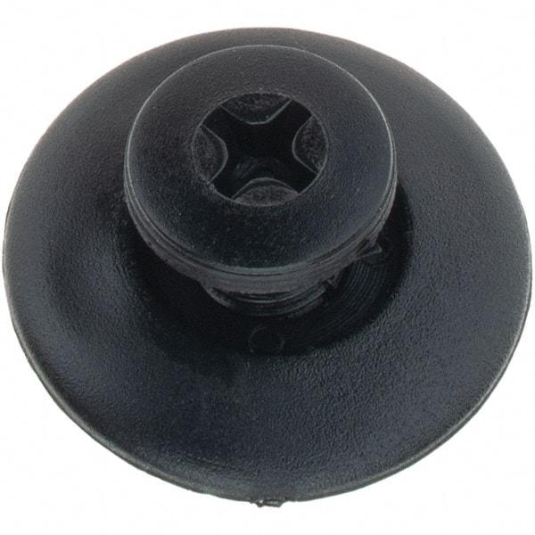 Value Collection - Plastic Screw Mount Blind Rivet - 20mm Head Diam, - Eagle Tool & Supply