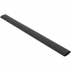 Value Collection - 12" Long Heat Shrink Electrical Tubing - Black - Eagle Tool & Supply