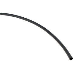 Value Collection - 12" Long Heat Shrink Electrical Tubing - Black - Eagle Tool & Supply