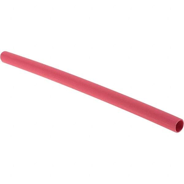 Value Collection - 6" Long Heat Shrink Electrical Tubing - Red - Eagle Tool & Supply