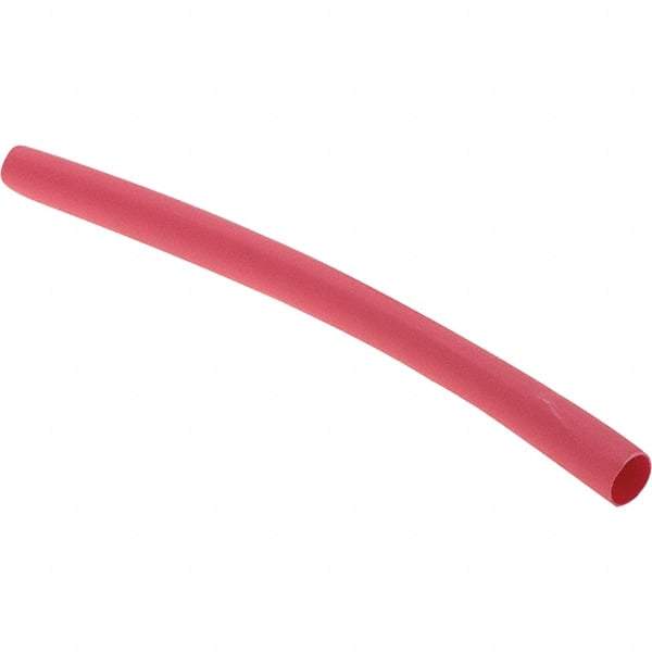 Value Collection - 6" Long Heat Shrink Electrical Tubing - Red - Eagle Tool & Supply