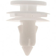 Value Collection - 7mm Hole Diam, Plastic Panel Rivet - 15mm Length Under Head, 7mm Material Thickness - Eagle Tool & Supply