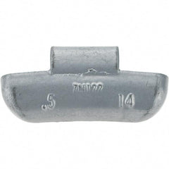 Value Collection - 0.5 oz LH Wheel Weight - Zinc, For Use with Automotive & Light Trucks - Eagle Tool & Supply