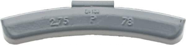 Value Collection - 2.75 oz T Wheel Weight - Zinc, For Use with Domestic Light Trucks - Eagle Tool & Supply