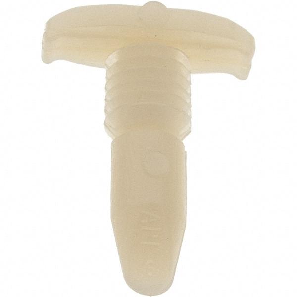 Value Collection - Nylon Panel Rivet - 1/4" Length Under Head, 1/2" Head Diam - Eagle Tool & Supply