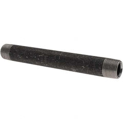 Black Pipe Nipple: 3/4″ Dia x 8″ Long, Schedule 80 Welded