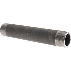 Value Collection - Black Pipe Nipples & Pipe Style: Welded Pipe Size: 1-1/4 (Inch) - Eagle Tool & Supply