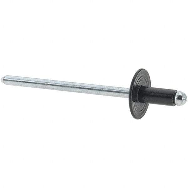 Value Collection - Steel Peel Blind Rivet - Steel Mandrel, 1/8" to 3/16" Grip, - Eagle Tool & Supply