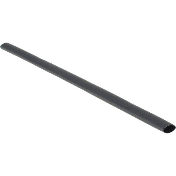 Value Collection - 12" Long Heat Shrink Electrical Tubing - Black - Eagle Tool & Supply