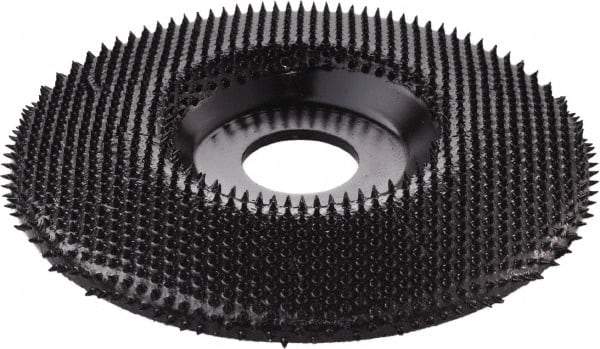 KUTZALL - 4-1/2" Wheel Diam, 7/8" Arbor Hole, Type 27 Depressed Center Wheel - Tungsten Carbide, 15,000 Max RPM - Eagle Tool & Supply