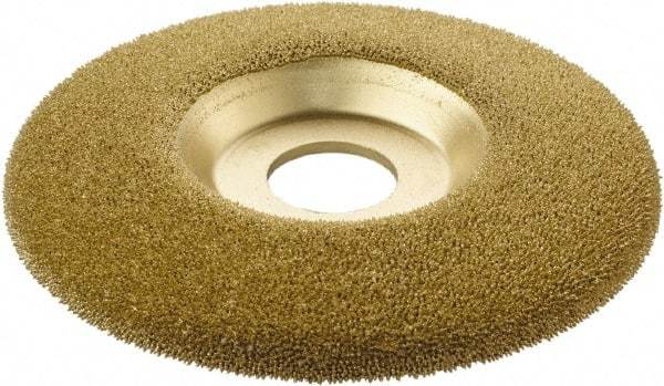 KUTZALL - 4-1/2" Wheel Diam, 7/8" Arbor Hole, Type 27 Depressed Center Wheel - Tungsten Carbide, 15,000 Max RPM - Eagle Tool & Supply