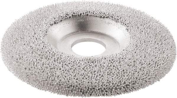 KUTZALL - 4-1/2" Wheel Diam, 7/8" Arbor Hole, Type 27 Depressed Center Wheel - Tungsten Carbide, 15,000 Max RPM - Eagle Tool & Supply