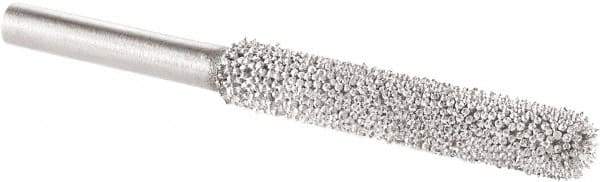 KUTZALL - 1/8" Cut Diam, 1/8" Shank Diam, Cylinder Ball End Head Burr - Carbide, Ball End - Eagle Tool & Supply