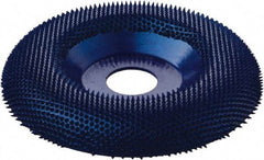 KUTZALL - 4-1/2" Wheel Diam, 5/8" Wheel Thickness, 7/8" Arbor Hole, Type 27 Depressed Center Wheel - Tungsten Carbide, 15,000 Max RPM - Eagle Tool & Supply