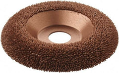KUTZALL - 4-1/2" Wheel Diam, 5/8" Wheel Thickness, 7/8" Arbor Hole, Type 27 Depressed Center Wheel - Tungsten Carbide, 15,000 Max RPM - Eagle Tool & Supply