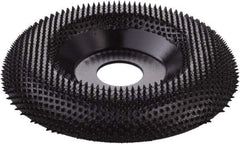 KUTZALL - 4-1/2" Wheel Diam, 5/8" Wheel Thickness, 7/8" Arbor Hole, Type 27 Depressed Center Wheel - Tungsten Carbide, 15,000 Max RPM - Eagle Tool & Supply