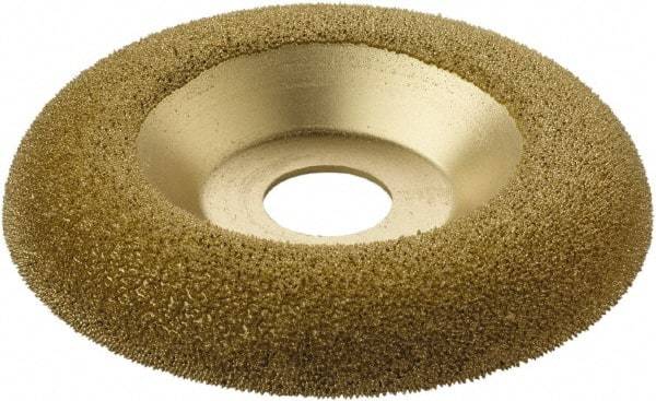 KUTZALL - 4-1/2" Wheel Diam, 5/8" Wheel Thickness, 7/8" Arbor Hole, Type 27 Depressed Center Wheel - Tungsten Carbide, 15,000 Max RPM - Eagle Tool & Supply