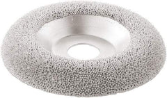 KUTZALL - 4-1/2" Wheel Diam, 5/8" Wheel Thickness, 7/8" Arbor Hole, Type 27 Depressed Center Wheel - Tungsten Carbide, 15,000 Max RPM - Eagle Tool & Supply