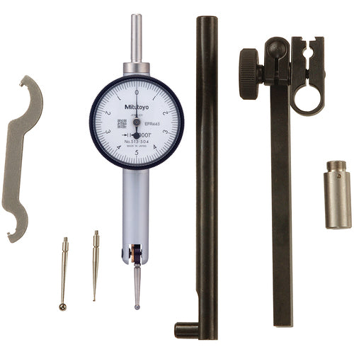 Horizontal Dial Test Indicator Kit - 0.010″ Total Range-0.0001″ Graduation - Eagle Tool & Supply