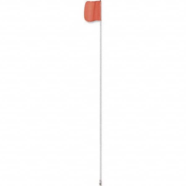 Checkers - Marking Flags Type: Warning Whip Flag Message or Pattern: Solid Color - Eagle Tool & Supply