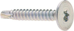 Value Collection - #10-16, Flat Head, Torx Drive, 1-1/4" Self Drilling Screw - Steel, Zinc-Plated Finish - Eagle Tool & Supply
