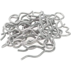 Value Collection - 21/32" Groove, 1-13/16" Long, Stainless Steel Hair Pin Clip - 0.093" Clip Diam, 3/4" Shaft Diam, Grade 302 & 18-8 - Eagle Tool & Supply