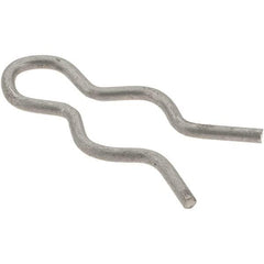 Value Collection - 5/16" Groove, 31/32" Long, Stainless Steel Hair Pin Clip - 0.052" Clip Diam, 3/8" Shaft Diam, Grade 302 & 18-8 - Eagle Tool & Supply