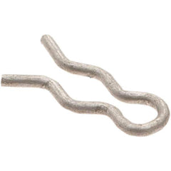 Value Collection - 5/64" Groove, 5/16" Long, Stainless Steel Hair Pin Clip - 0.029" Clip Diam, 1/8" Shaft Diam, Grade 302 & 18-8 - Eagle Tool & Supply