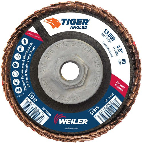4 1/2 TIGER ANGLED CERAM - Eagle Tool & Supply