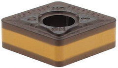 Iscar - CNMG433 GN Grade IC8250 Carbide Turning Insert - TiCN/Al2O3 Finish, 80° Diamond, 1/2" Inscr Circle, 3/16" Thick, 3/64" Corner Radius - Eagle Tool & Supply