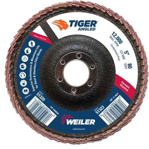 5 TIGER ANGLED CERAMIC - Eagle Tool & Supply