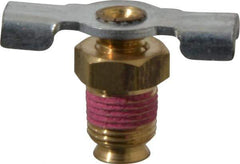 Value Collection - Steel Wing Nut Valve Drain Cock & Shutoff Valve - 1/8 Thread, 200 Max psi - Eagle Tool & Supply