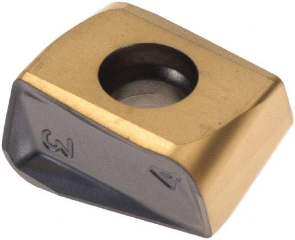 Iscar - T490 LNHT080416 Grade IC808 Carbide Milling Insert - TiAlN/AlTiN/TiN Finish, 0.2654" Thick, 1.6mm Corner Radius - Eagle Tool & Supply