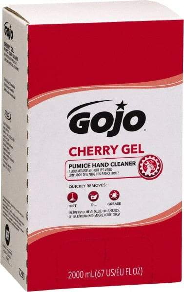 GOJO - 2 L Dispenser Refill Gel Hand Cleaner - Red, Cherry Scent - Eagle Tool & Supply