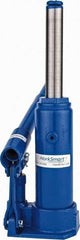 Value Collection - 2 Ton Capacity Side Pump Bottle Jack - 7-1/8" to 13-3/4" High, 4-5/8" Piston Stroke, 2" Screw Length, 1/2" Screw Diam, 0.86" Plunger Diam, 3-3/4" Long x 3-5/8" Wide Base - Eagle Tool & Supply