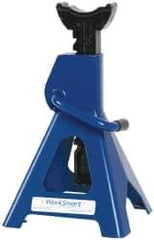 Value Collection - 3 Ton Load Capacity Ratcheting Jack Stand - 11-1/2 to 17 Inch High, 6-3/4 Inch Base Diameter x 6-3/4 Inch Long x 7-3/4 Inch Wide Chassis - Eagle Tool & Supply