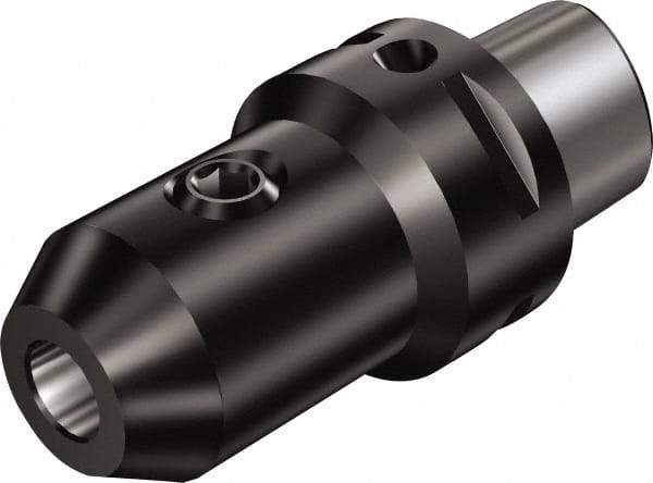 Sandvik Coromant - C8;3/8 System Size, Modular Tool Holding System Adapter - 2.7559" Projection, 0.6575" Body Diam, 4.6457" OAL, Through Coolant - Exact Industrial Supply