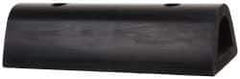 Value Collection - 12 Inch Long x 4-1/2 Inch High x 4 Inch Projection Extruded Half-Oval Fender Bumper - 12 Inch Long x 4-1/2 Inch High x 4 Inch Projection Extruded Half-Oval Fender Bumper - Eagle Tool & Supply