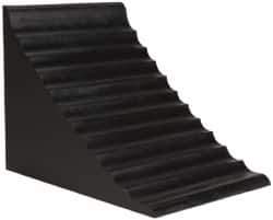 Value Collection - 7" Wide x 8" High x 10" Deep, Rubber Wheel Chock - Type E - Eagle Tool & Supply
