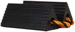 Value Collection - 10" Wide x 4-1/2" High x 5" Deep, Rubber Wheel Chock - Type E - Eagle Tool & Supply