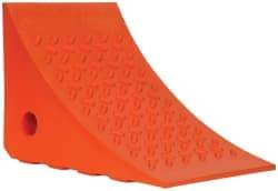 Value Collection - 8" Wide x 8" High x 11" Deep, Urethane Wheel Chock - Type H - Eagle Tool & Supply